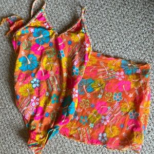 One Piece Girls Swimsuit: Sand N Sun, XL 14/16